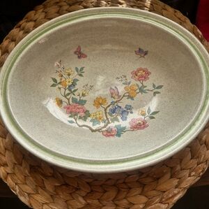 Vintage Royal Albert Summer Solitude Oval Vegetable Bowl Stoneware